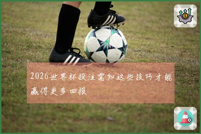 2026世界杯投注需知这些技巧才能赢得更多回报